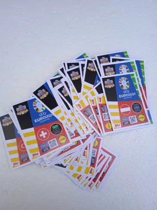 Lote 104 cartas fútbol Euro 2024 Germany