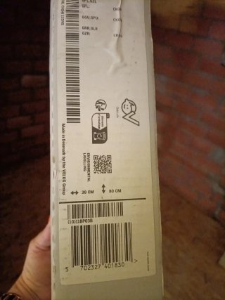 Cortina Velux CK04 plisada 1259s color beige FHL