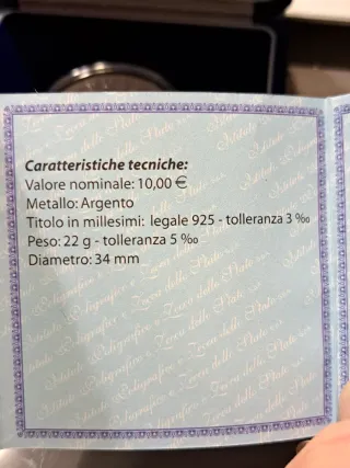 10 Euro Argento ONU 2005 Italia