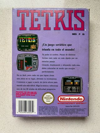 Tetris Nintendo NES - Versión Española