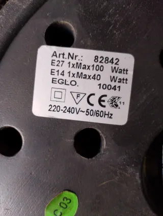 Lámpara de pie moderna con luz auxiliar