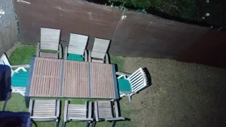 Mesa de jardín con 6 sillas