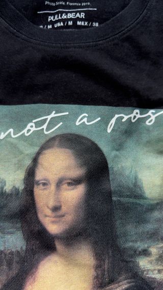 Camiseta Mona Lisa I'm not a poser