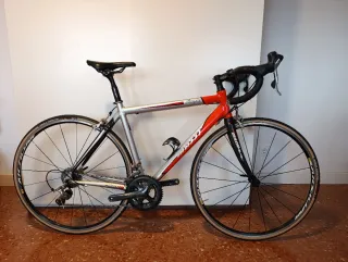 Bicicleta Massi Carretera Roja/Plata