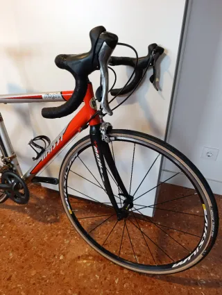 Bicicleta Massi Carretera Roja/Plata