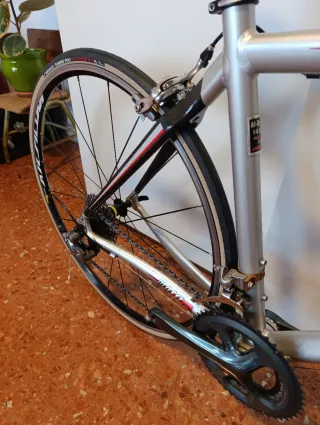 Bicicleta Massi Carretera Roja/Plata