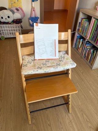 Trona Stokke Silla Bebé Madera y Plástico