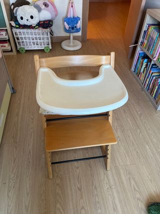 Trona Stokke Silla Bebé Madera y Plástico