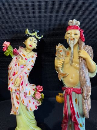 Figuras Chinas Vintage. Dos figuras
