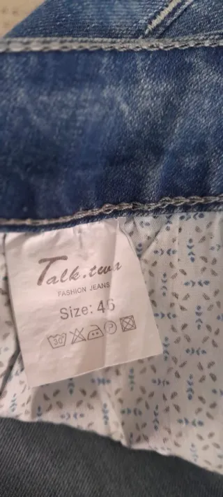 Bermuda vaquera azul