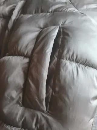 Abrigo niña Zara negro