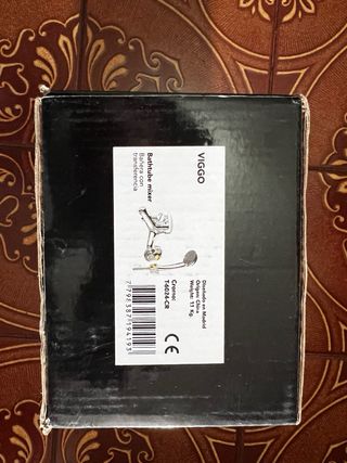 Grifo Ducha Bañera + Alcachofa y Manguera Plateado