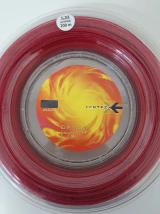 Cordaje Tenis 1.32mm 200m Rojo