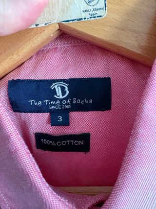 Camisa rosa The Time of Bocha Talla M