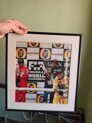 Podio F1 Prost, Senna y Schumacher 1993