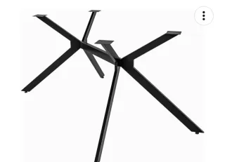 Estructura mesa negra metal