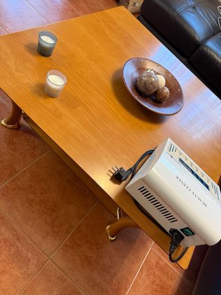 Mesa de centro madera y metal