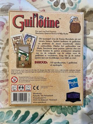 Guillotine gioco da tavolo