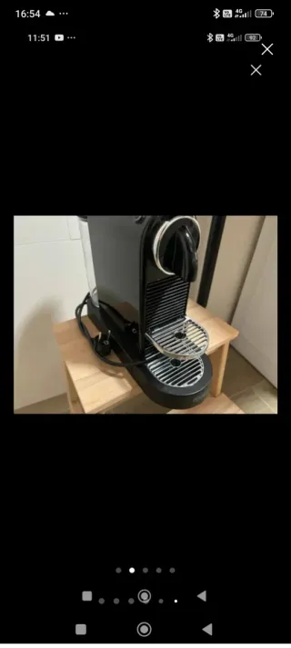 Pack de 2 cafeteras Nespresso+ espumador+rusel hob