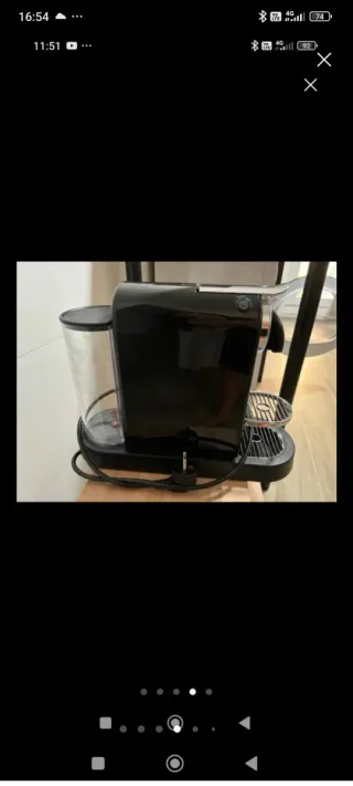 Pack de 2 cafeteras Nespresso+ espumador+rusel hob