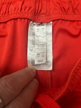 Pantaloncini Juventus Adidas Rossi