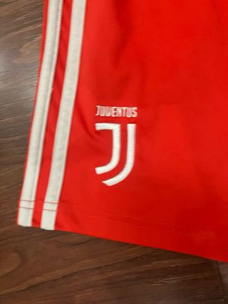 Pantaloncini Juventus Adidas Rossi