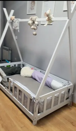 Cama Tipi Blanca 80x160cm