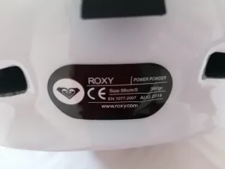 Casco Esquí Snow Roxy Blanco Flor