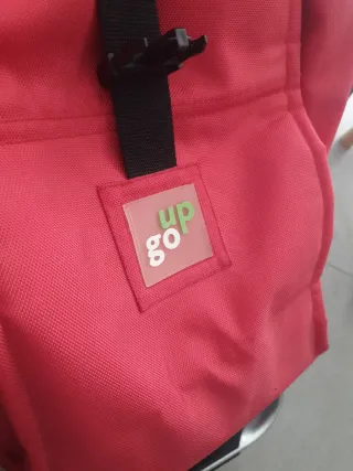 Carrito de la compra rojo