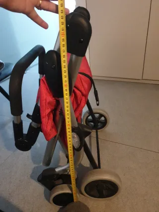 Carrito de la compra rojo