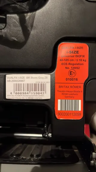 Silla de coche para bebé