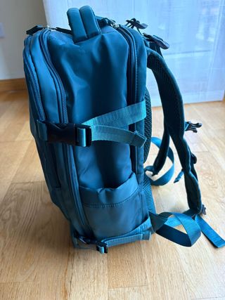 Mochila cabina u ordenador verde azulado