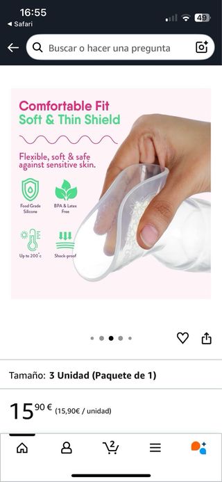 NatureBond Colector / Sacaleches Silicona + REGALO