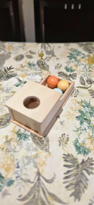 Juguete Montessori Madera Bolas