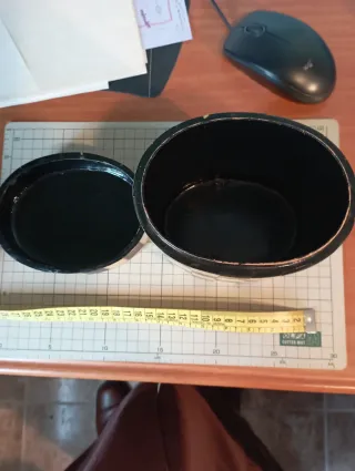 Joyero Vintage Hueso Damero