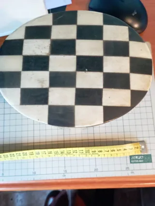 Joyero Vintage Hueso Damero