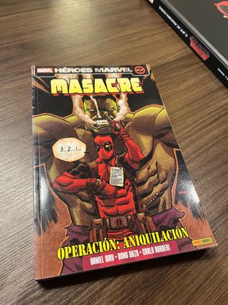 Lote Deapdool Masacre Comics + Libro de Arte