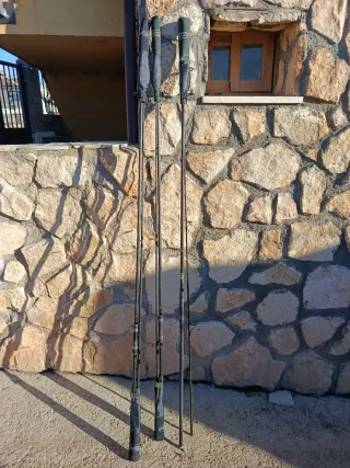 Cañas de pesca Free Spirit + funda Nash