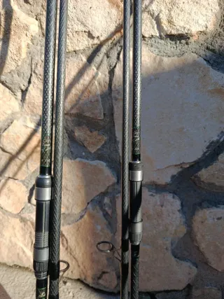 Cañas de pesca Free Spirit + funda Nash