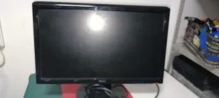 Pantalla de ordenador negra