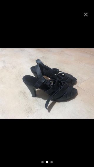 Set zapatos tacón talla 40