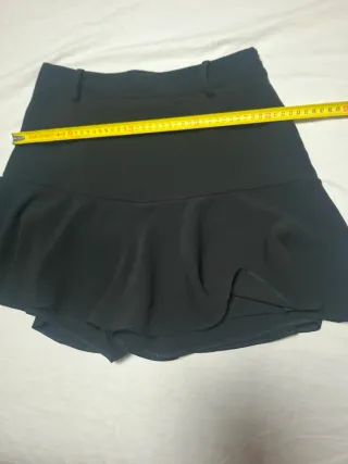 Falda pantalón negra