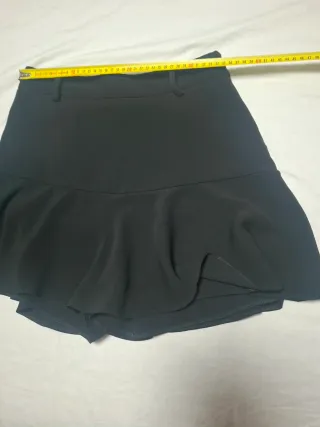 Falda pantalón negra