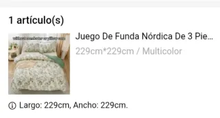 Funda nórdica con estampado floral 229x229