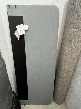 Estructura Cama Tapizada IKEA SLATTUM Gris