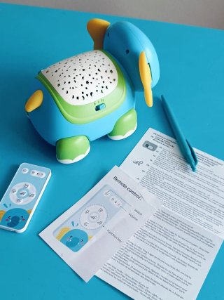 Elefante interactivo. Juguete luces, musica, gateo