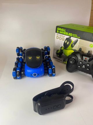 Robot Perro RC 8 Ruedas con Mando