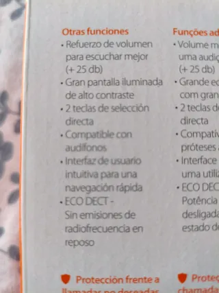 Teléfono Inalámbrico Gigaset E290 Negro