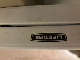 Mesa plegable Lifetime de plástico