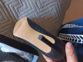 Botines de tacón, zapatos